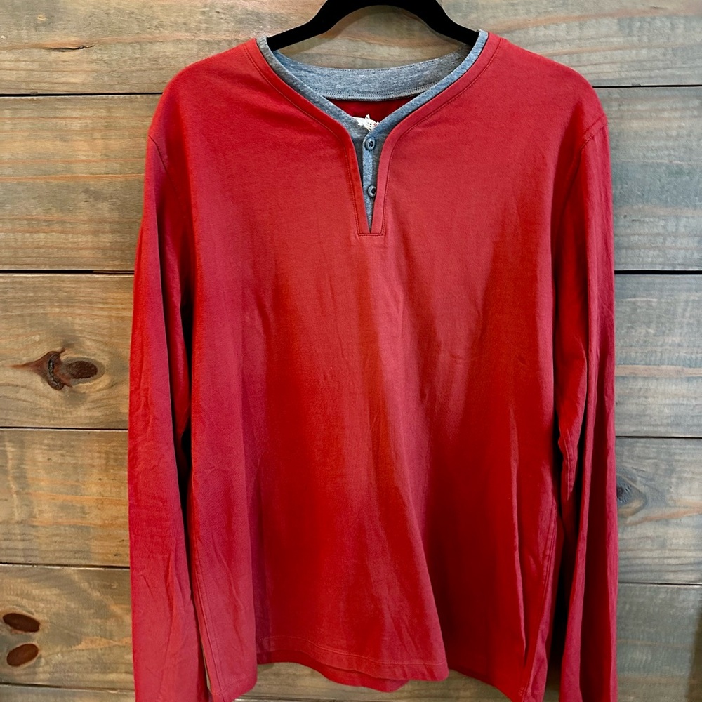 Agave Red Long Sleeve Tee